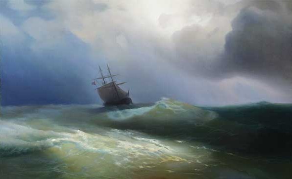 Ivan Aivazovsky: Storm